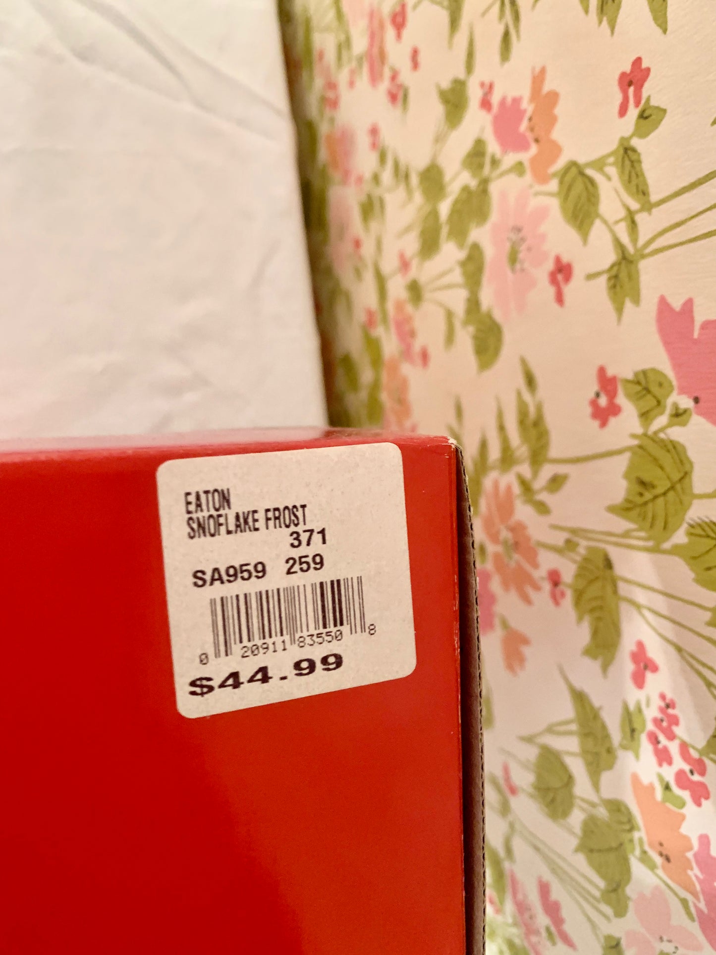 Mikasa Snowflake Frost Bowl (Footed)