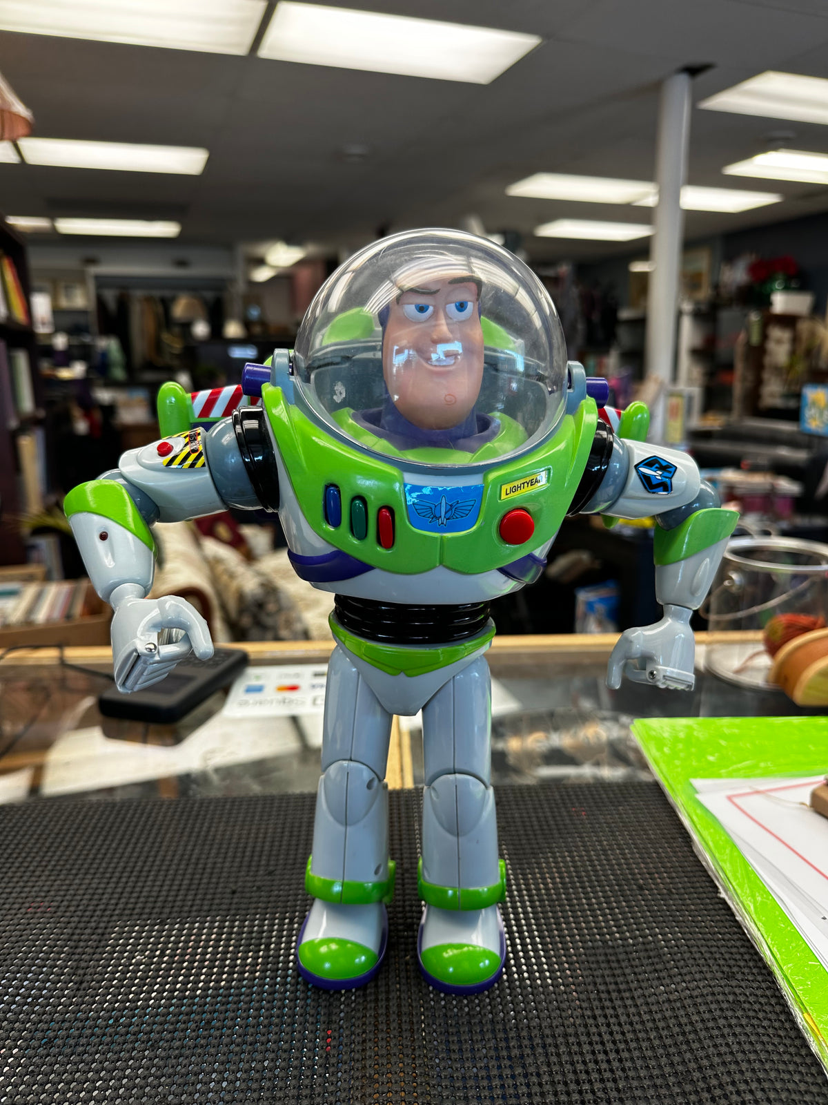 Buzz Lightyear Talking Action Figure.