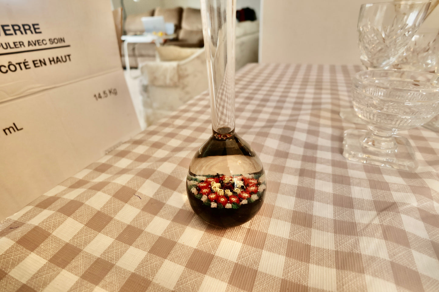 Variety of brand named and generic crystal glassware (box 1)