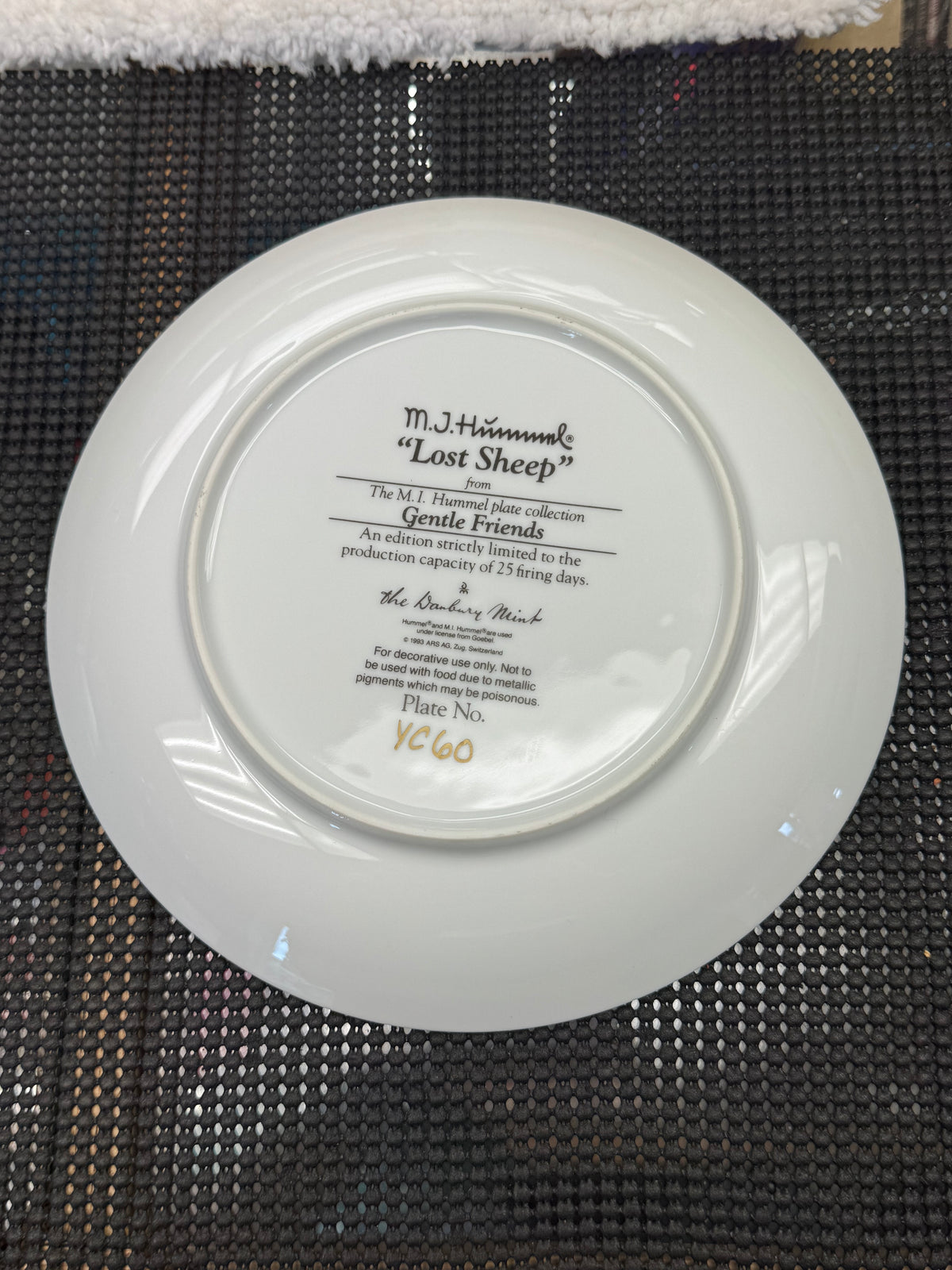 "Lost Sheep" - M.J. Hummel Decorative Plate Collection - Gentle Friends