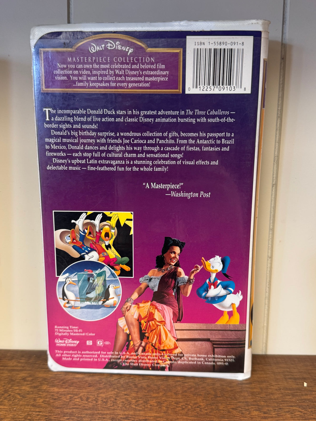 Disney's The Three Caballeros VHS