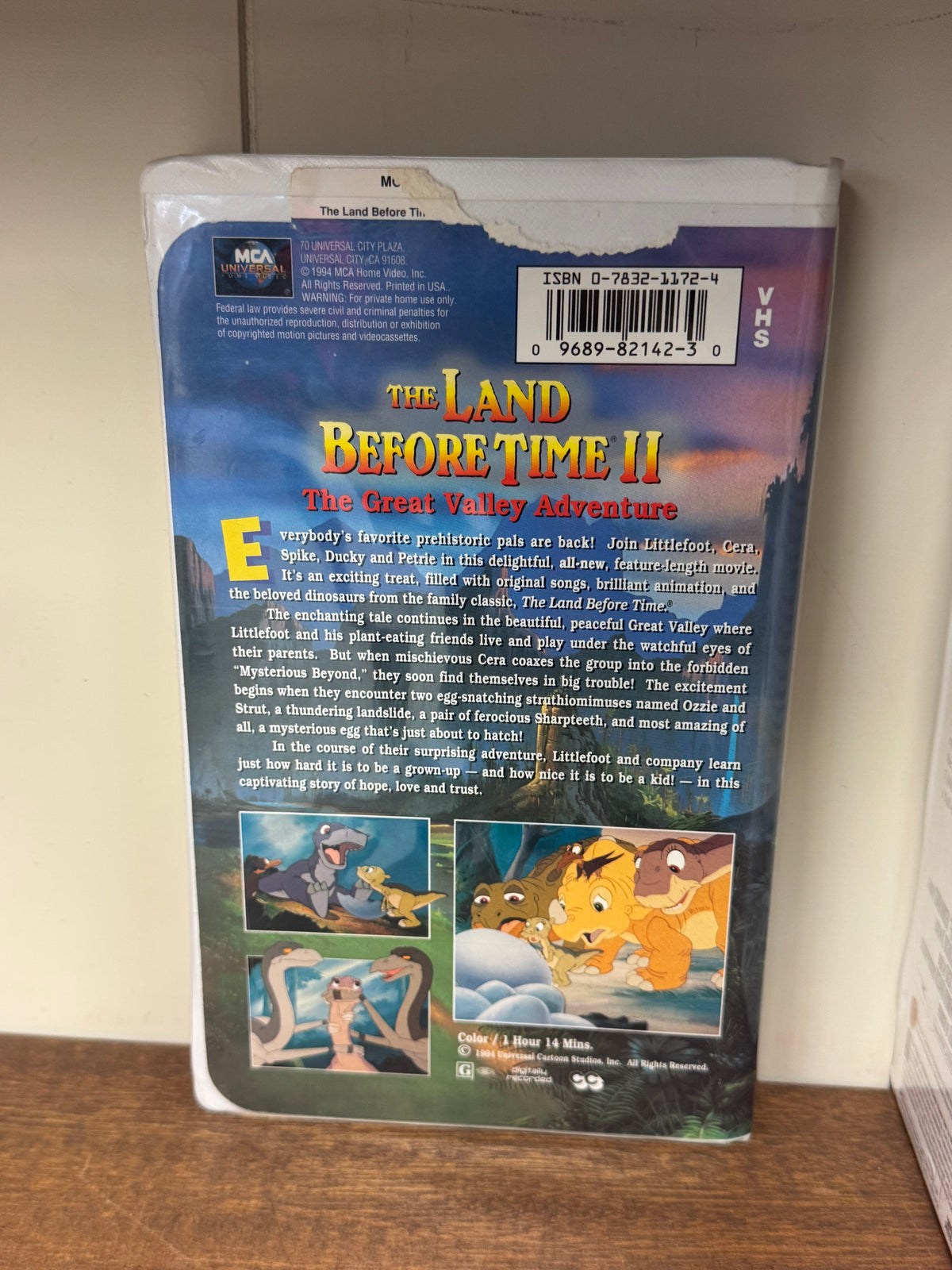 The Land Before Time II VHS
