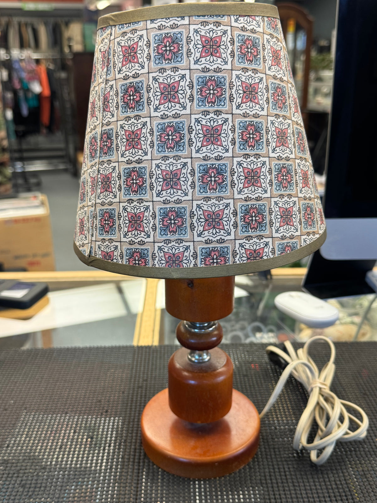 Wood Table Lamp