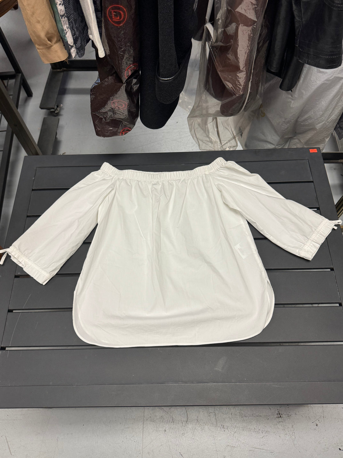 Women's M 96% Cotton Off the Shoulder Top