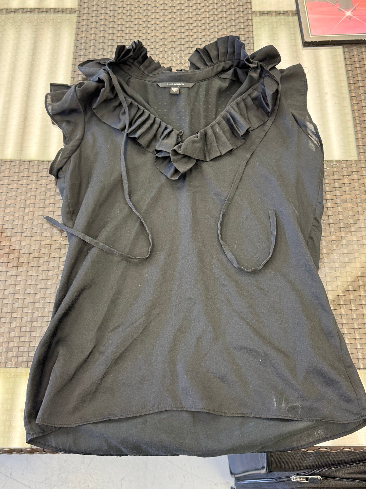 Women's S Club Monaco Black Top