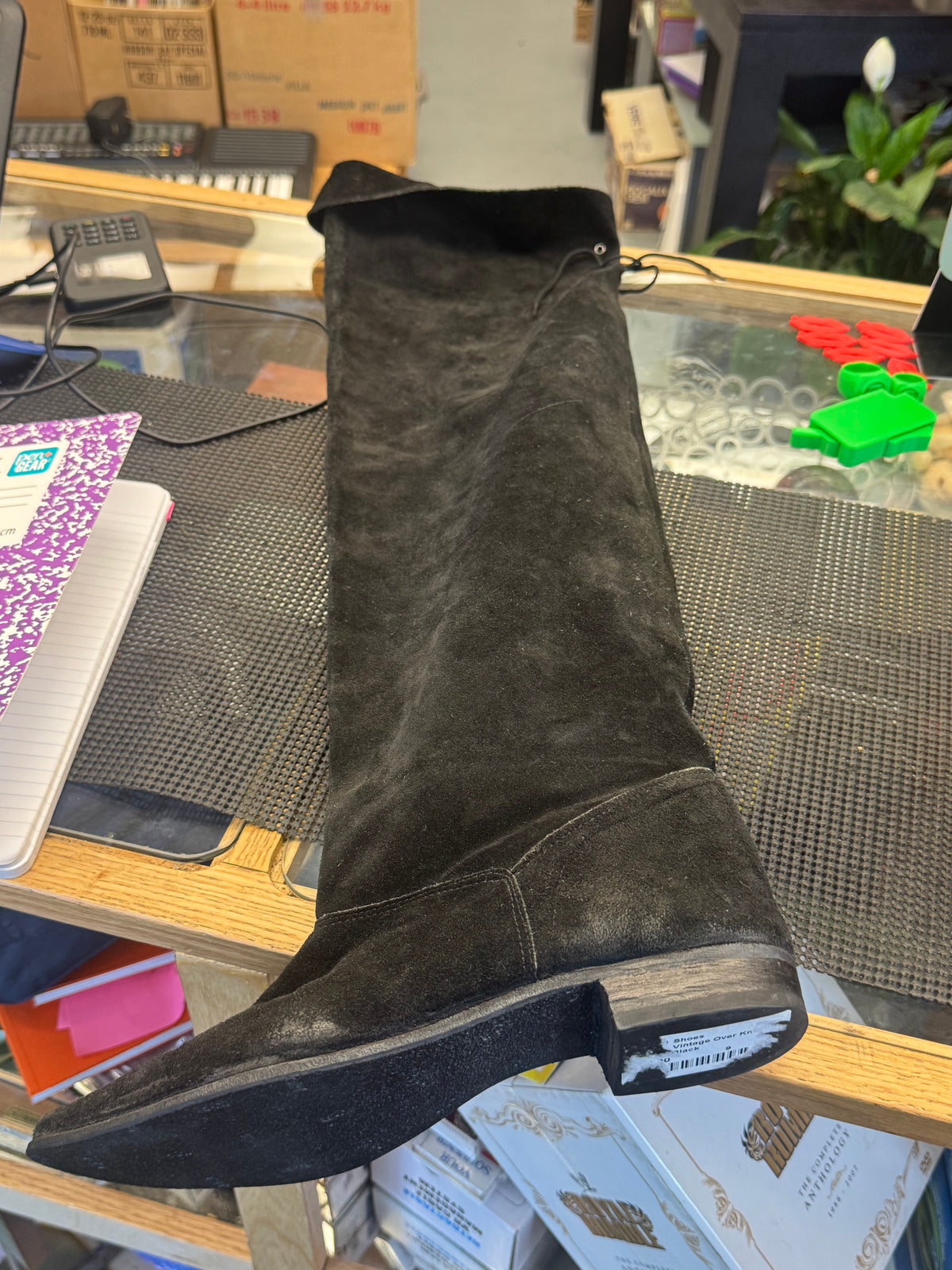 Knee High Suede Boots Size 8.5
