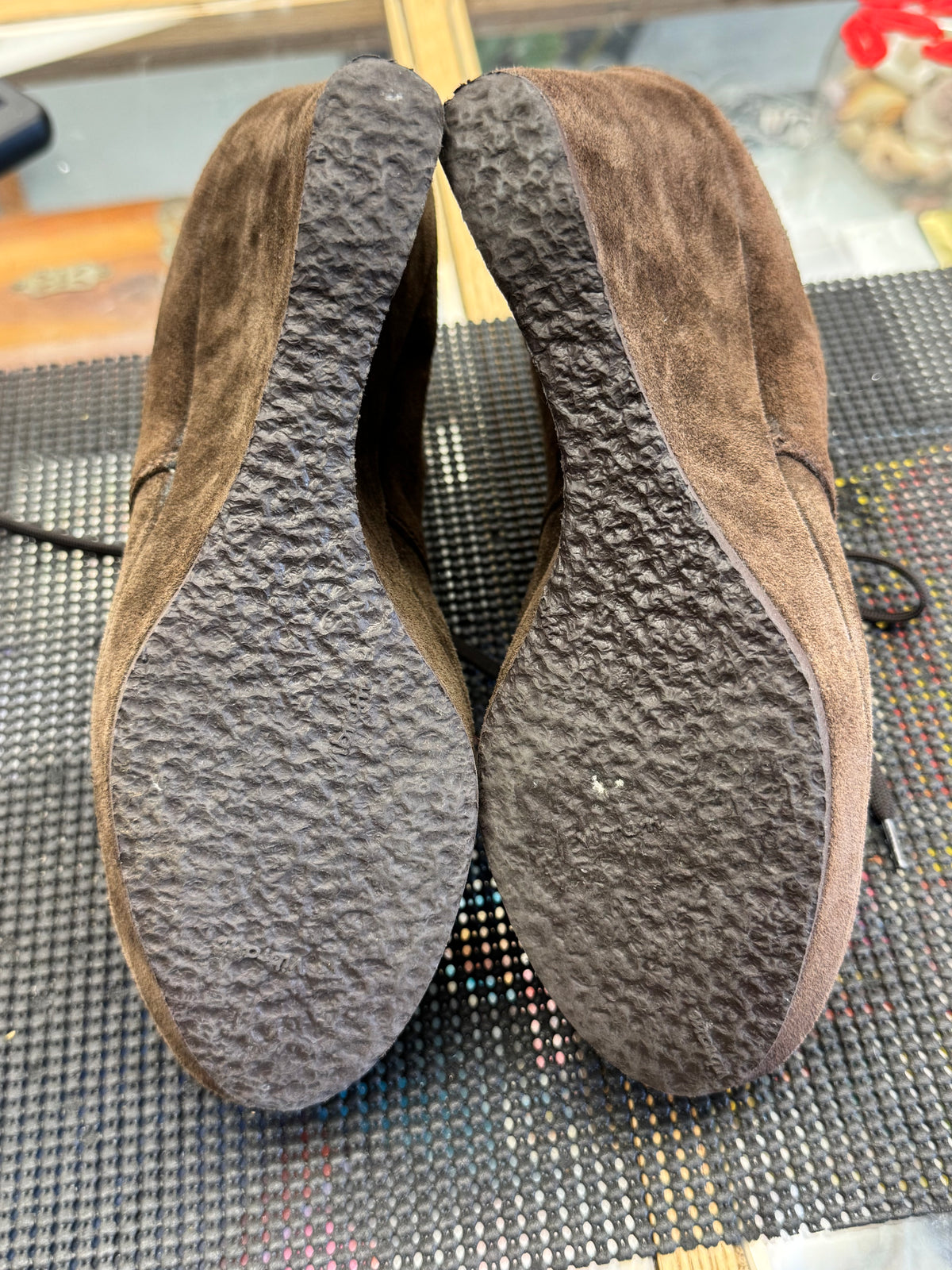 Women's Shoes - 6 US Enjoy by Lugani Brown Suede Wedge