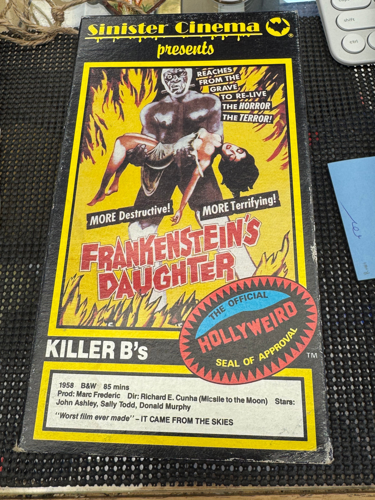 Frankenstein's Daughter VHS