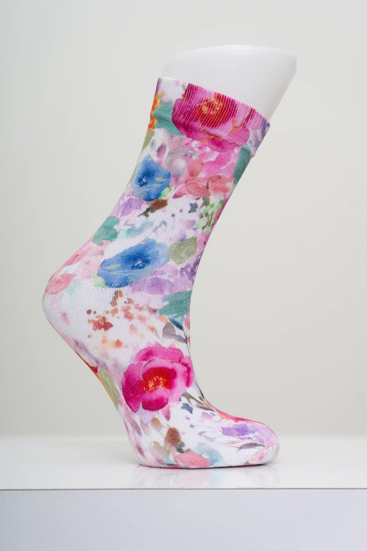 Ladies Bamboo Dress Socks, Assorted Prints
