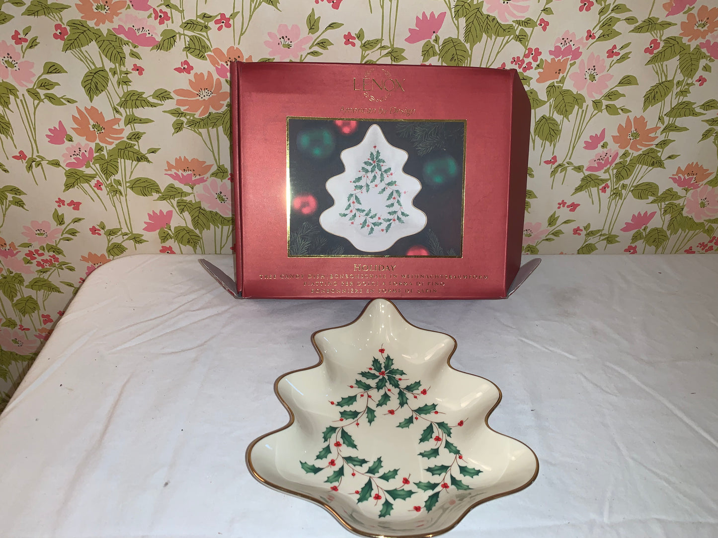 Lennox Holiday Tree Candy Dish