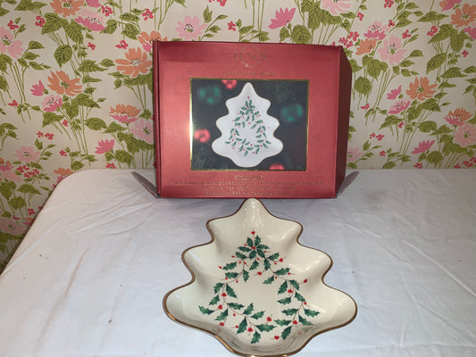 Lennox Holiday Tree Candy Dish