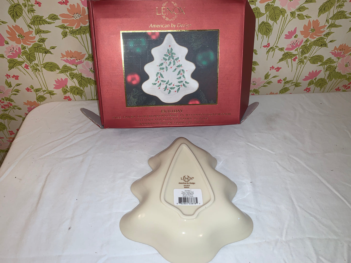 Lennox Holiday Tree Candy Dish