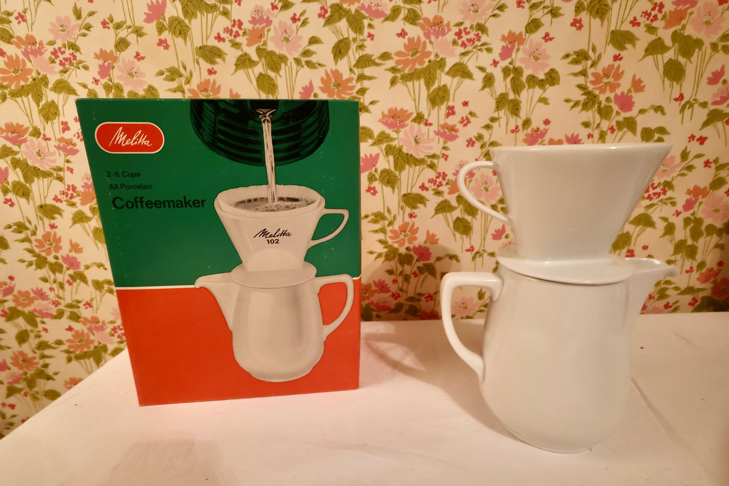 Porcelain pour over coffee maker