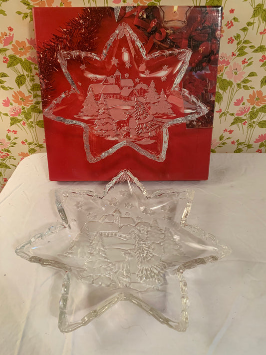 Star Shaped crystal Dish