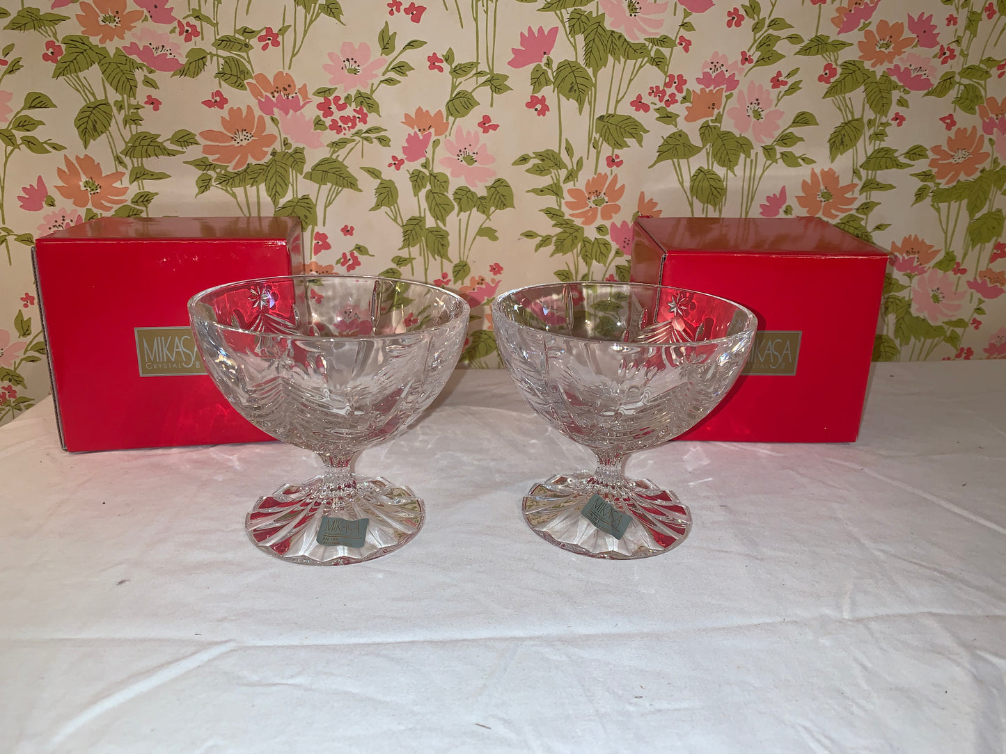 Mikasa crystal glasses