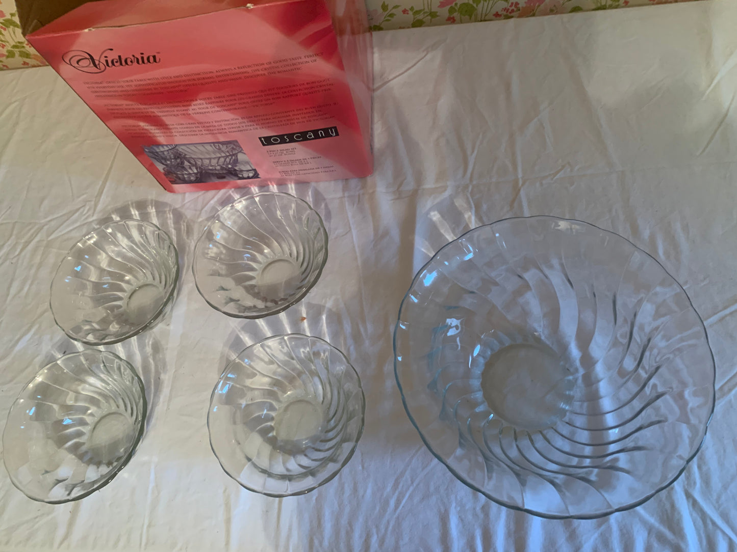 Victorian 5 pece Slad Bowl