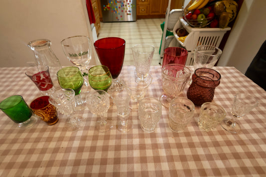 Various crystal and Glassware (box 5)