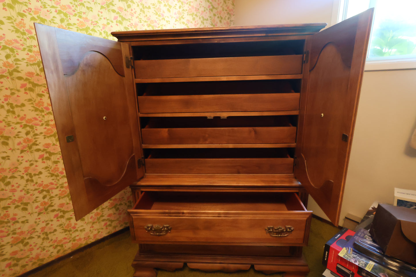 Beautiful Hardwood Armoire