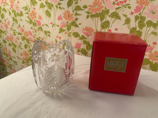 Mikasa christmas tree crystal decor