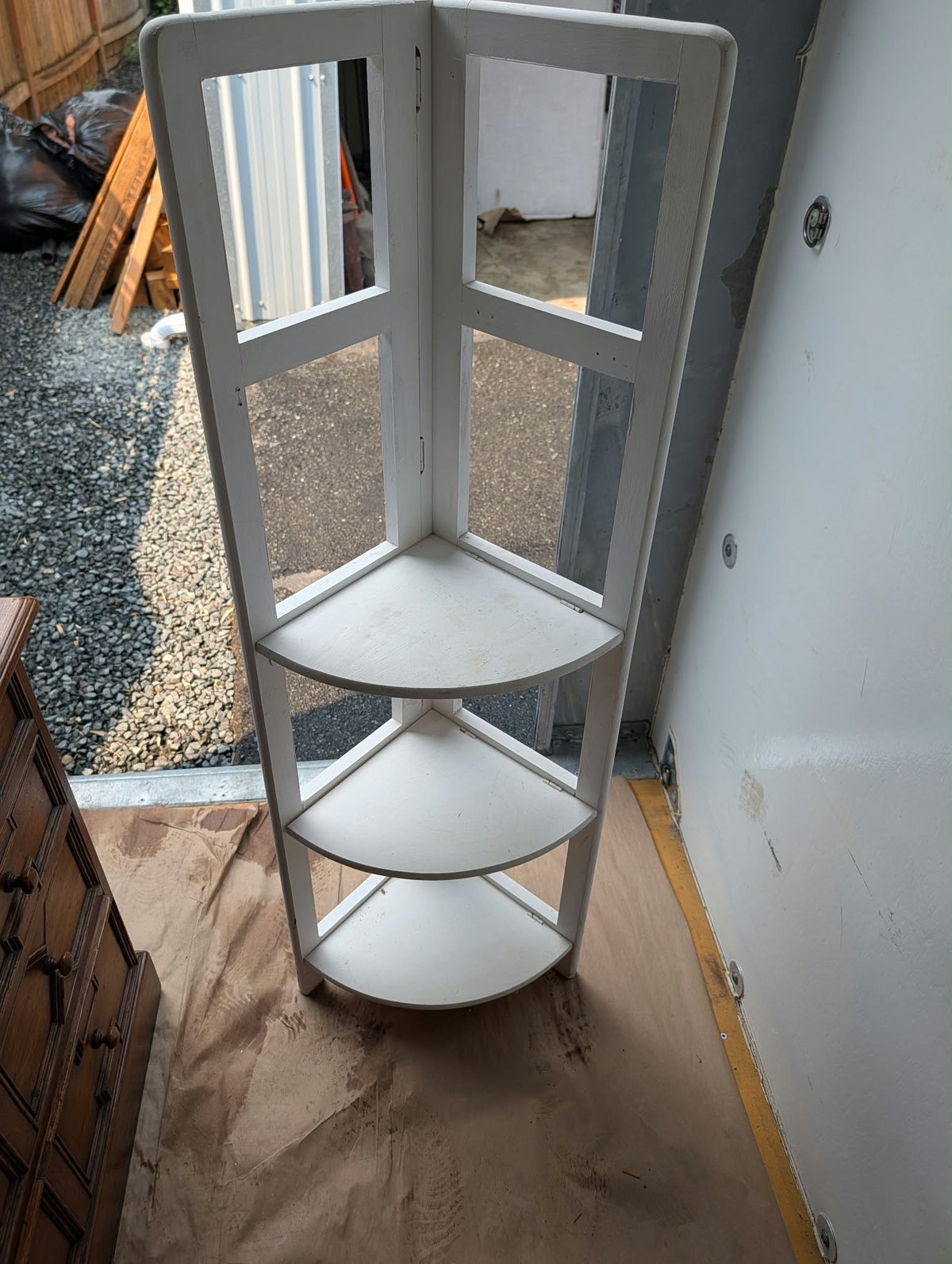 Corner Shelf Stand Three Tier Organizer