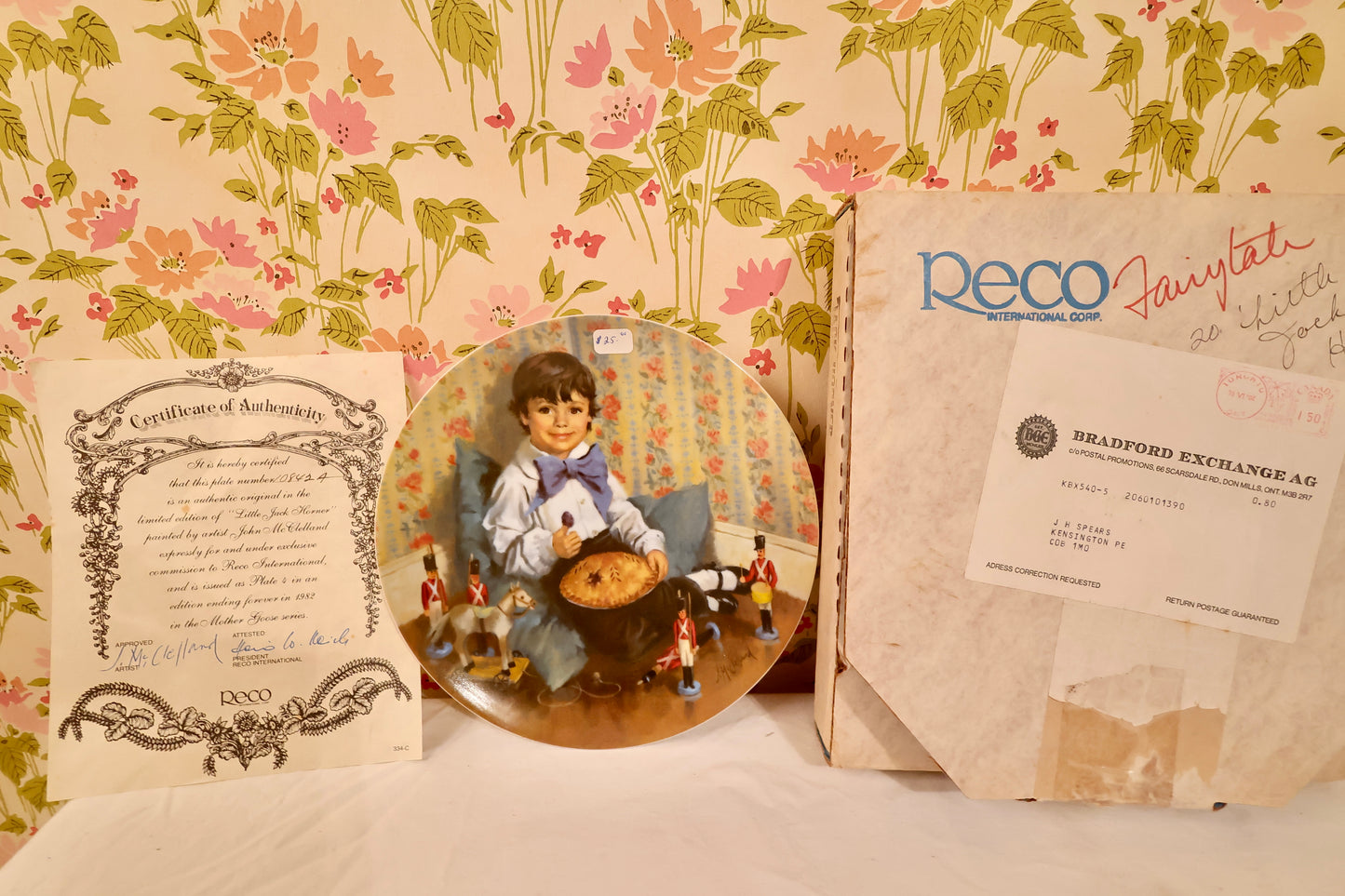 Little Jack Horner Plate