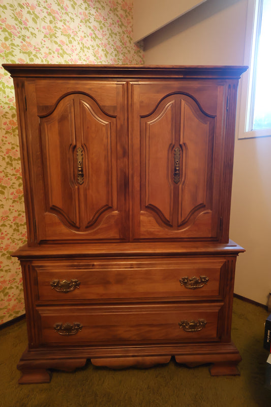 Beautiful Hardwood Armoire