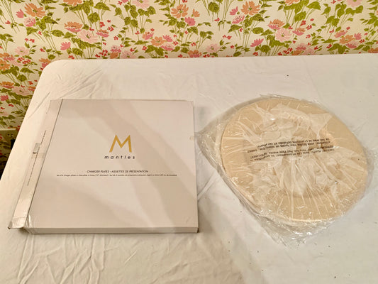 4 piece charger plate set