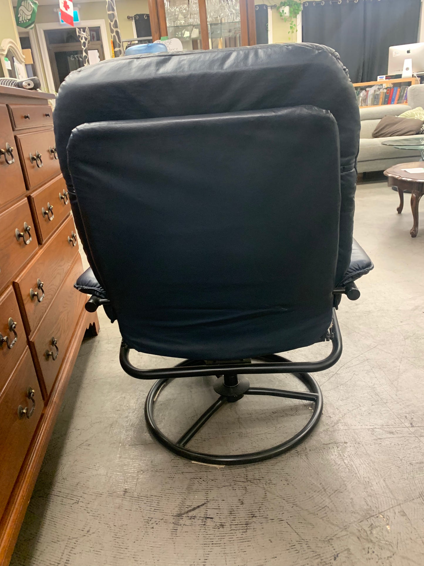 Genuine Leather reclining chair
