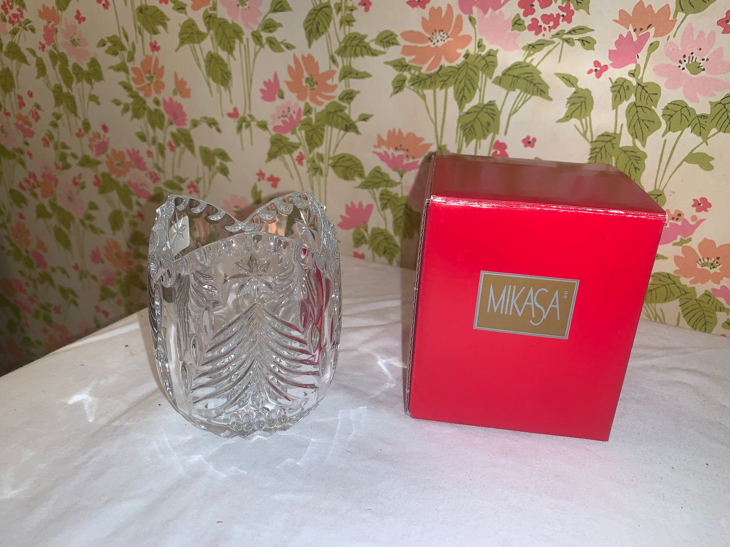 Mikasa christmas tree crystal decor