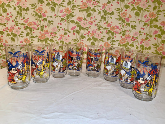 Vintage collection of disney cups