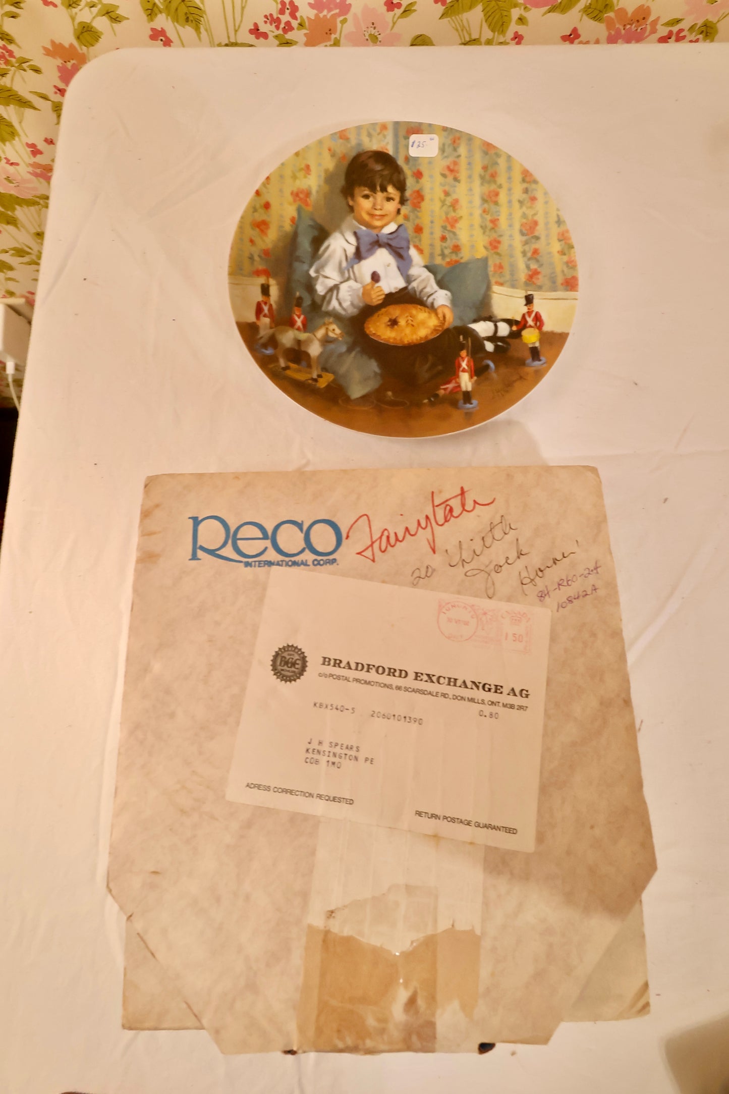 Little Jack Horner Plate