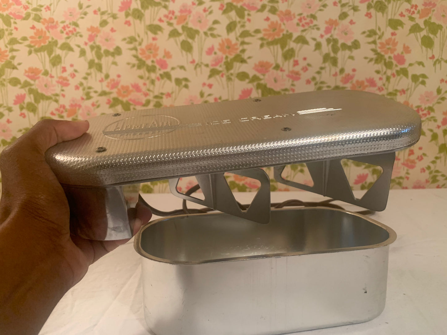 Vintage Electric brand ice cream maker