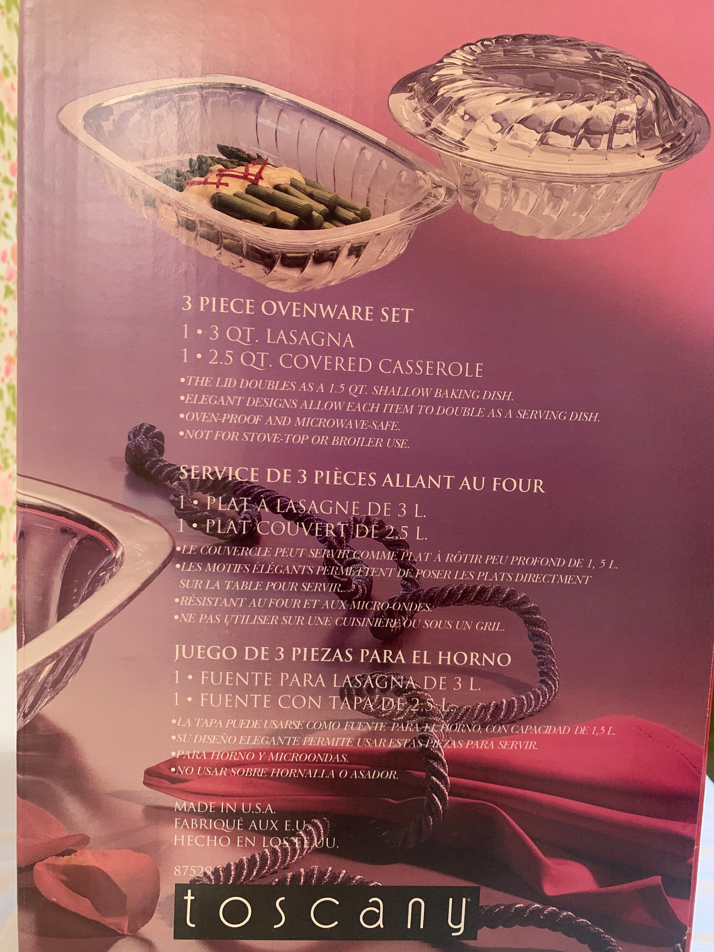 3 Piece 'Tuscany' set by the Bay