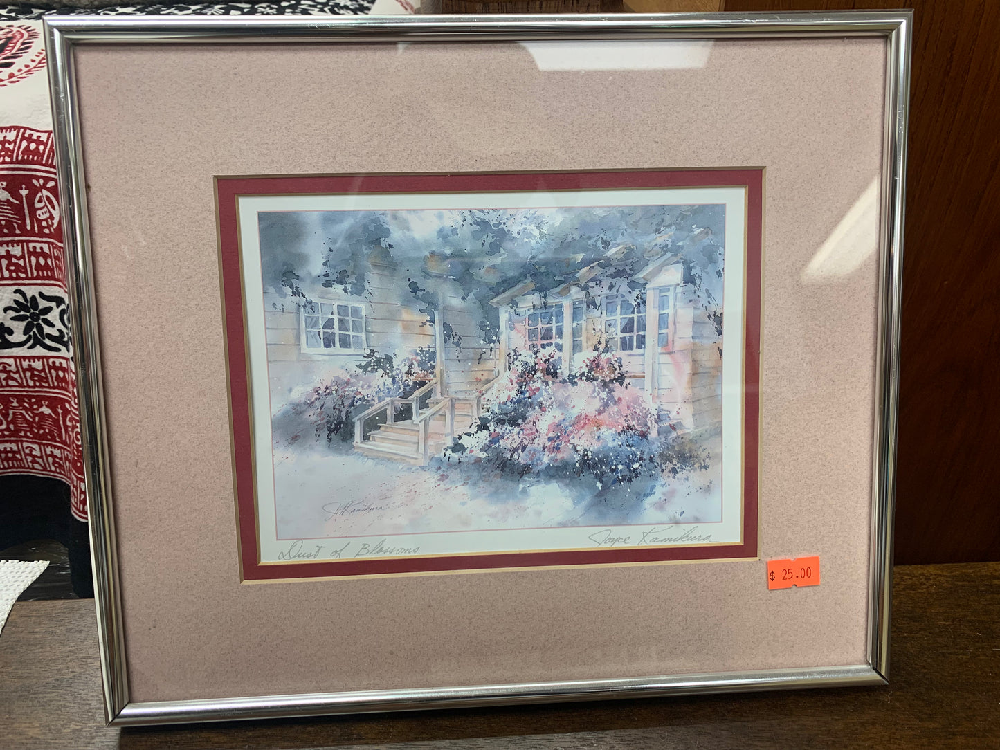 Framed 'Dust of Blossoms"