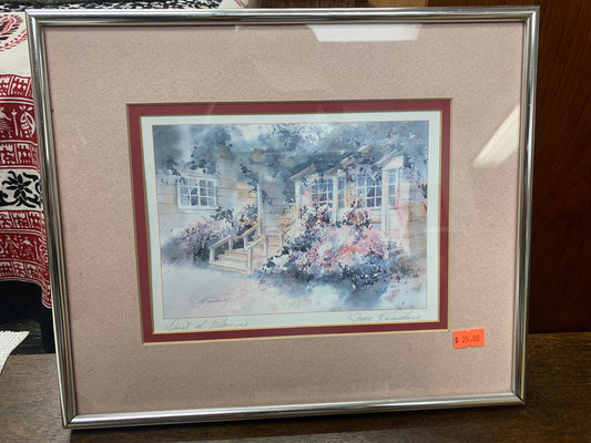 Framed 'Dust of Blossoms"