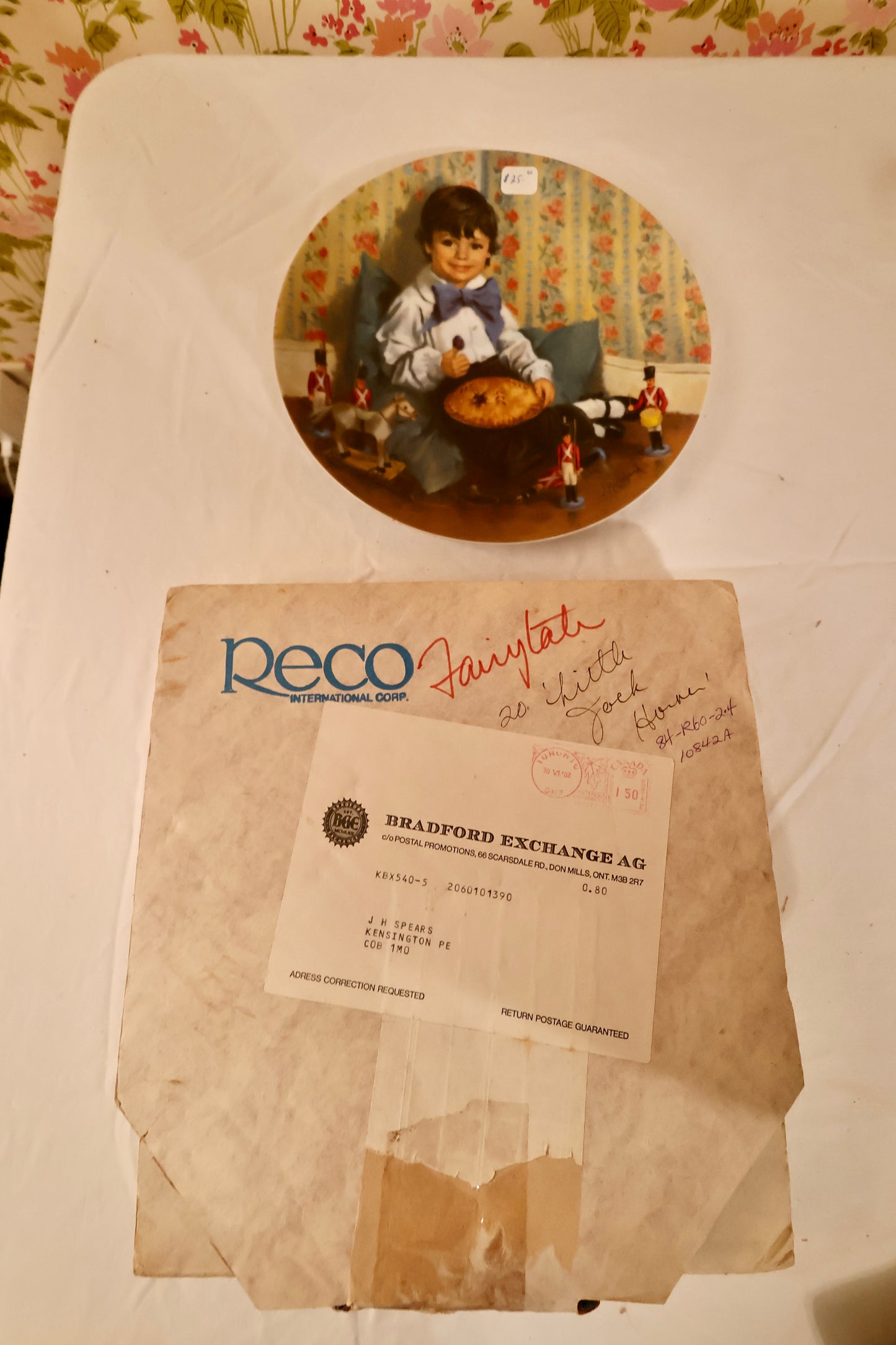 Little Jack Horner Plate