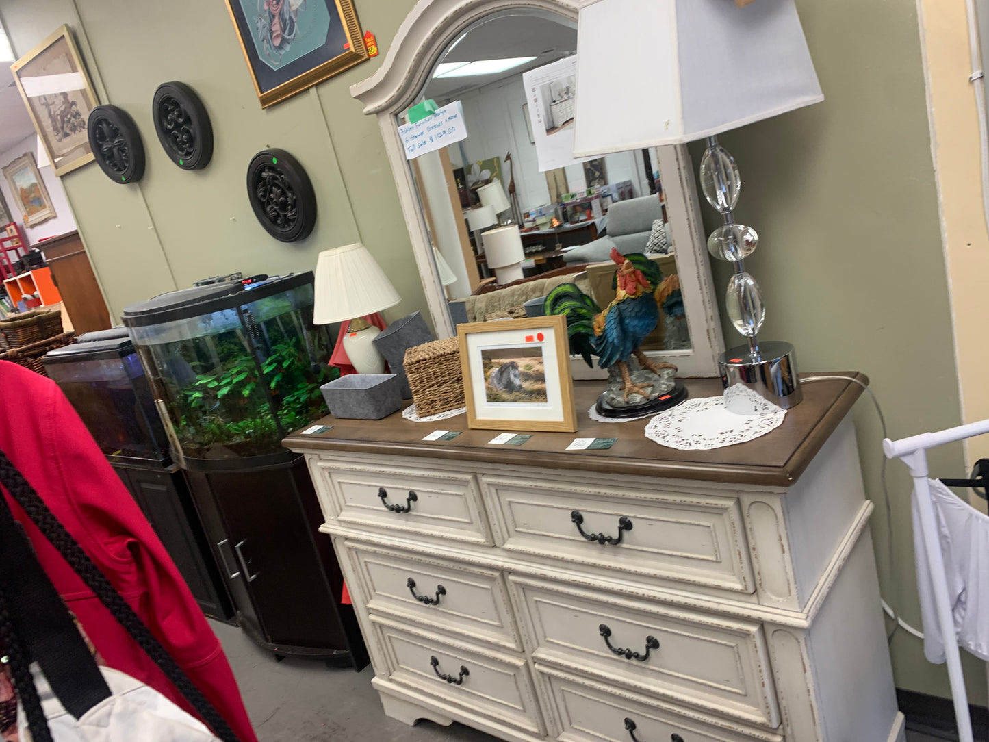 Hayley 6 Drawer Dresser with Mirror