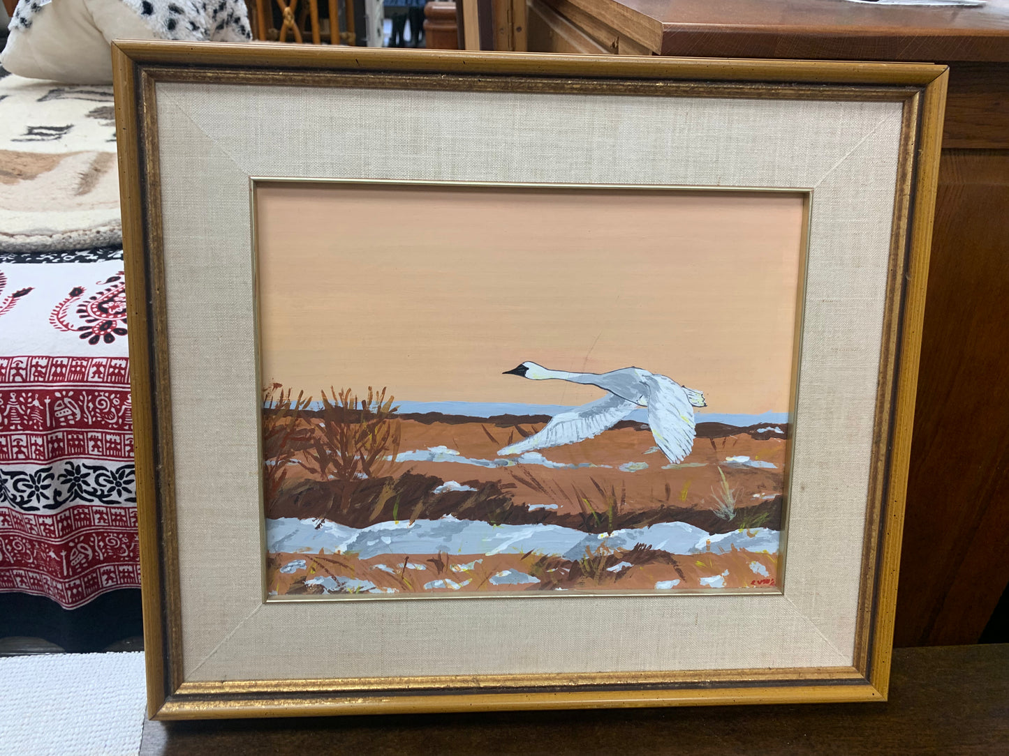 Beautiful Swan Painting