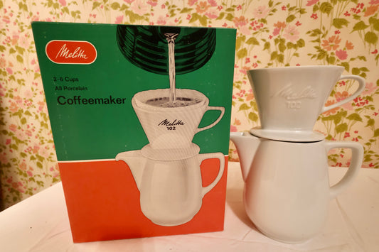 Porcelain pour over coffee maker