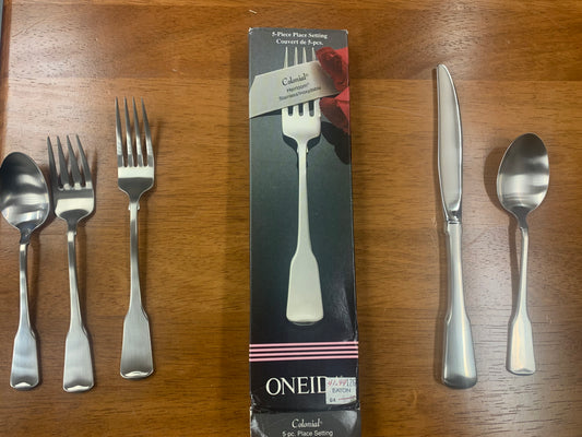 Colonial Heirloom Stainless steel 5 piece place setting