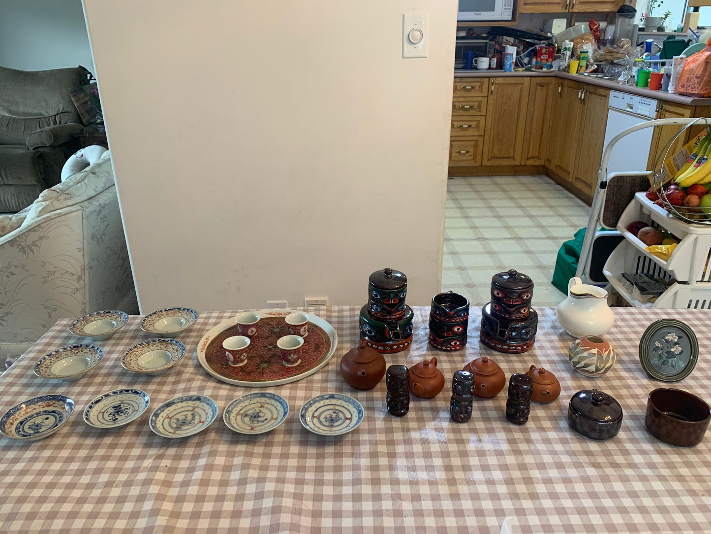 Various tea sets and accessories (box 12)