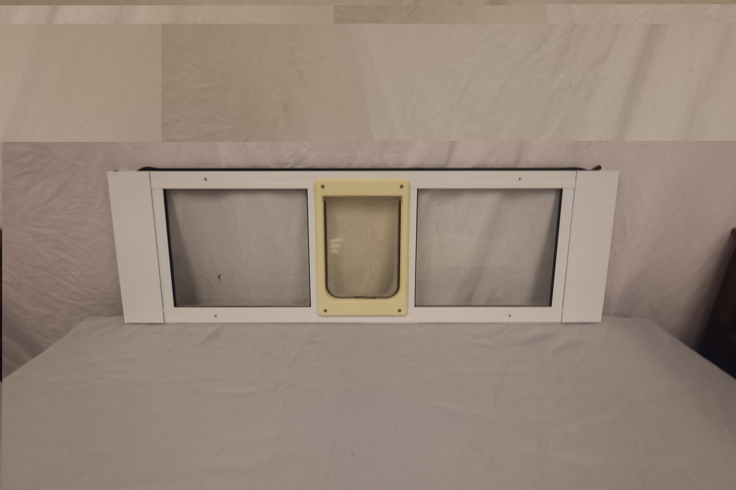 Cat door window