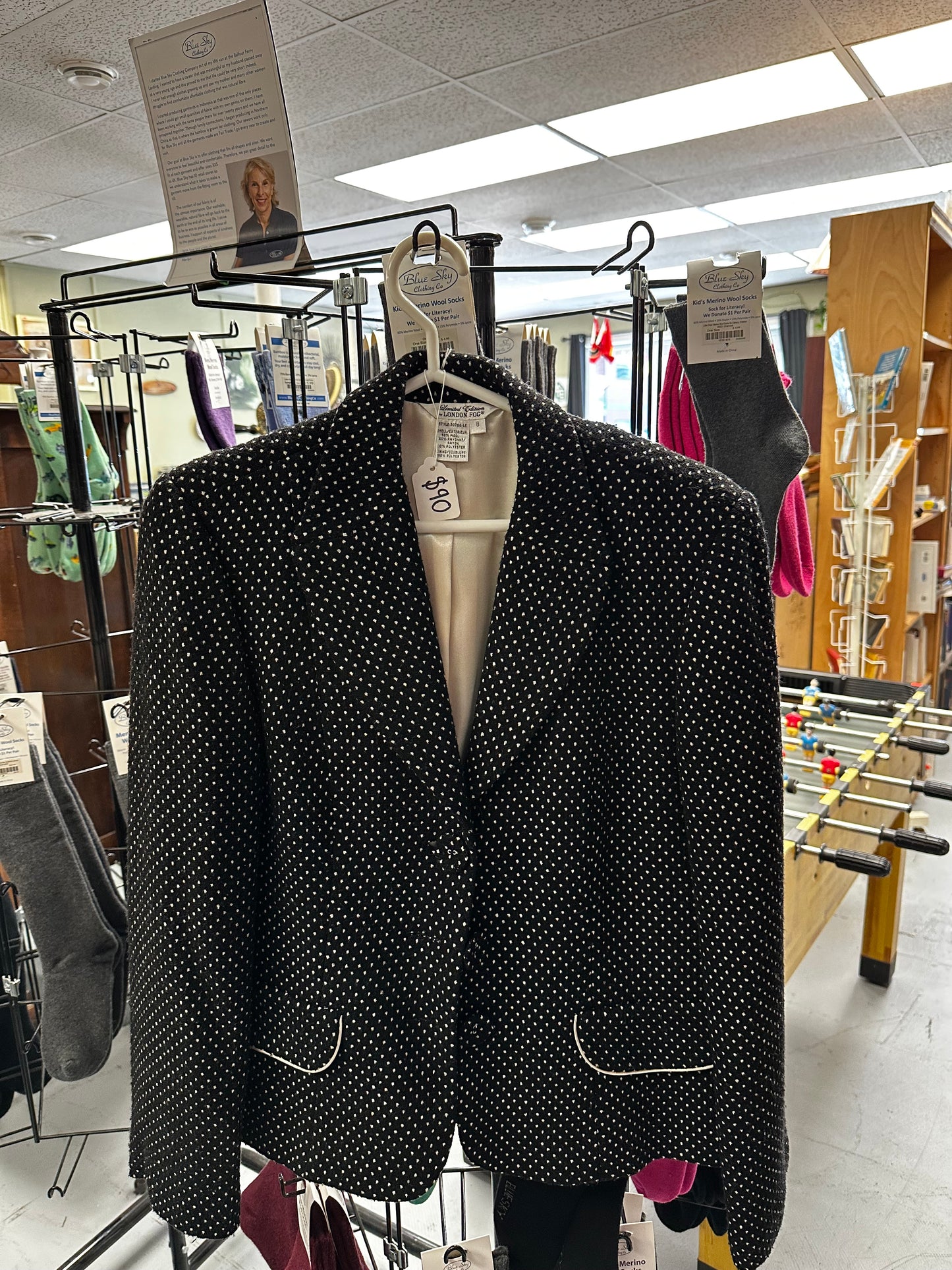 Polka dot Jacket by London Fog