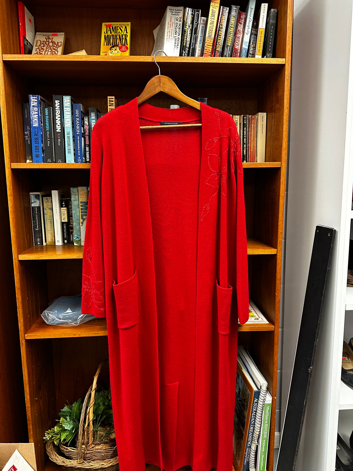 Windsmoor Red Embroidered Cardigan