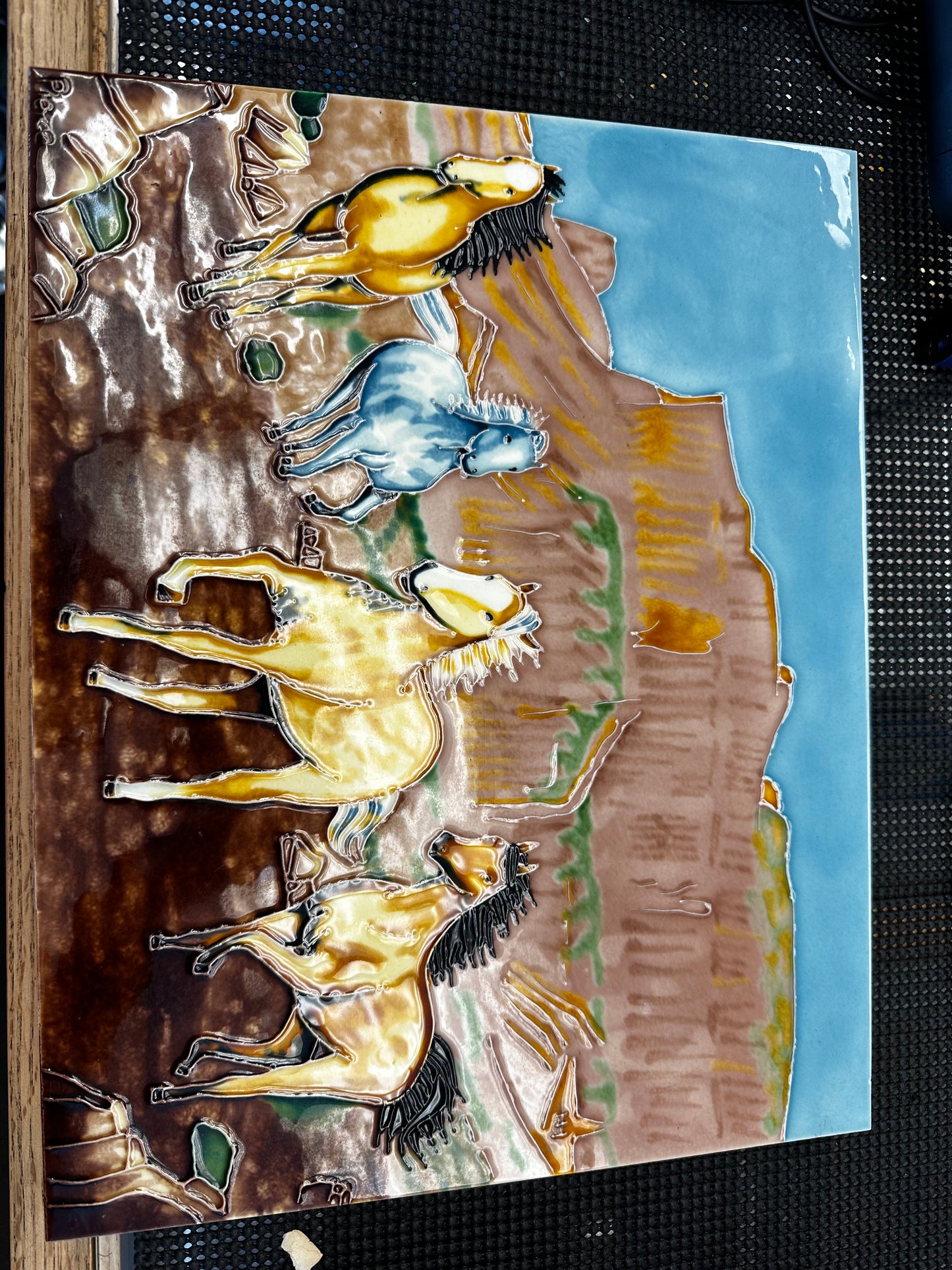 Benaya Artistic Horse Tile