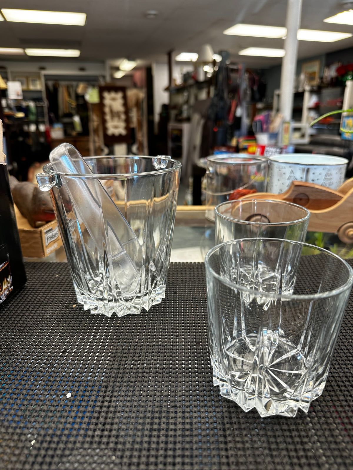 Whiskey Set with Ice Bucket