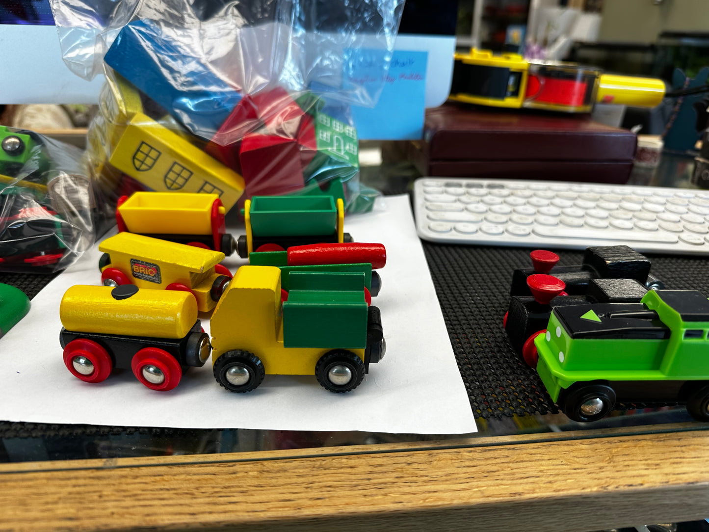 Wooden Train Set