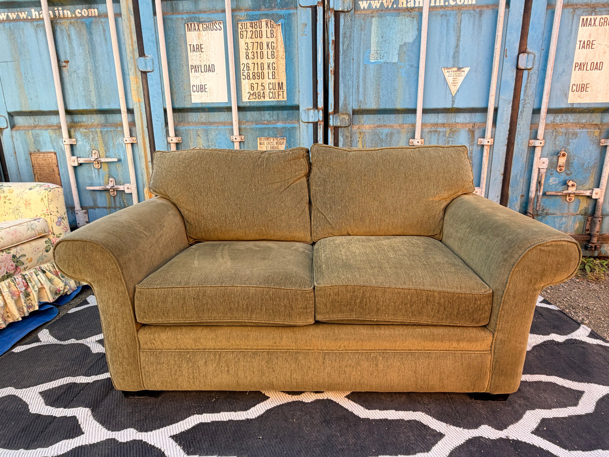 Green Oversized Loveseat Couch