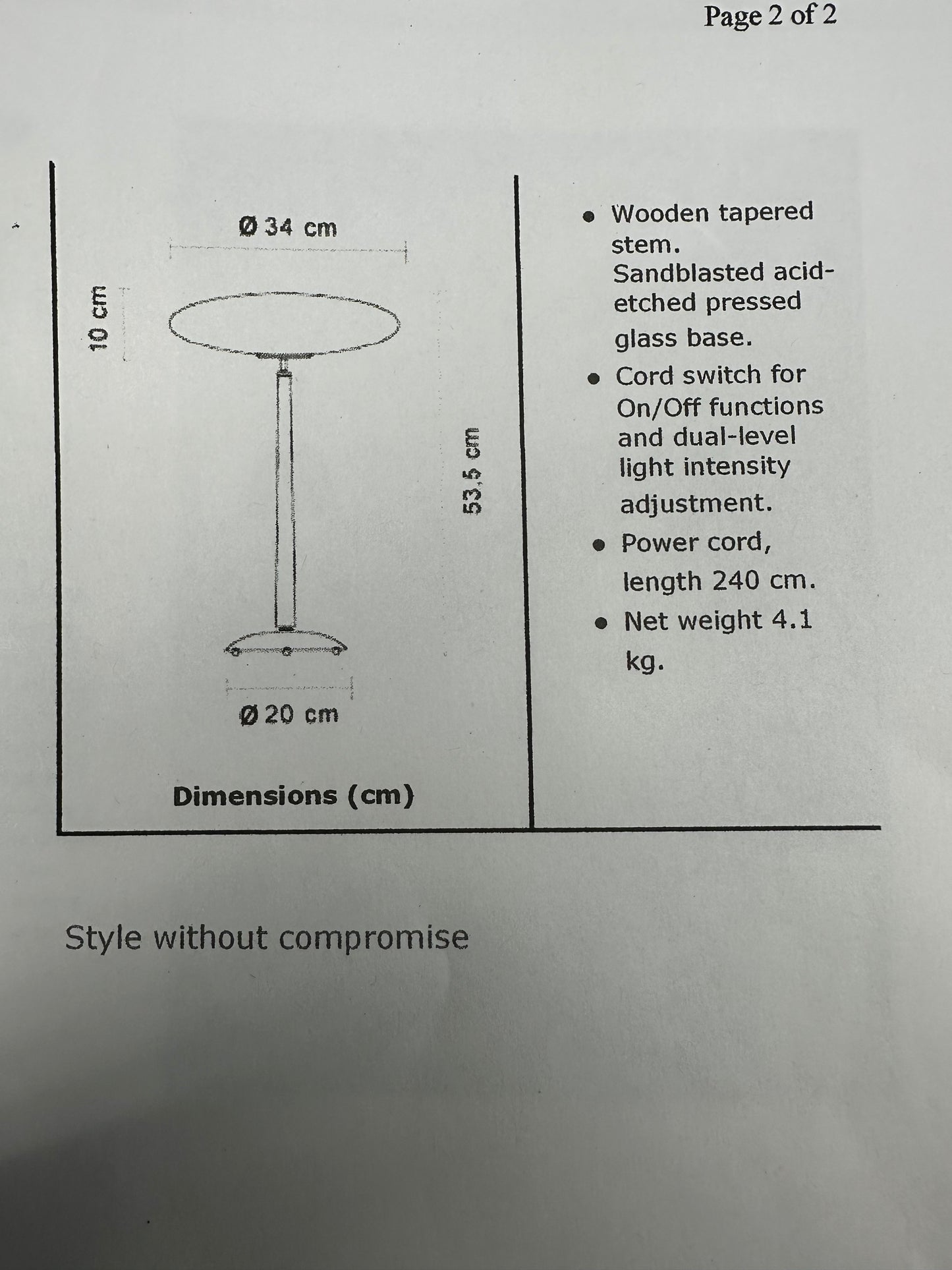 Pao T2  Table Lamp
