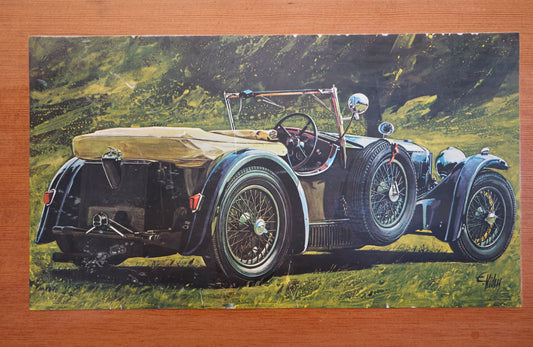 Vintage Car Painting